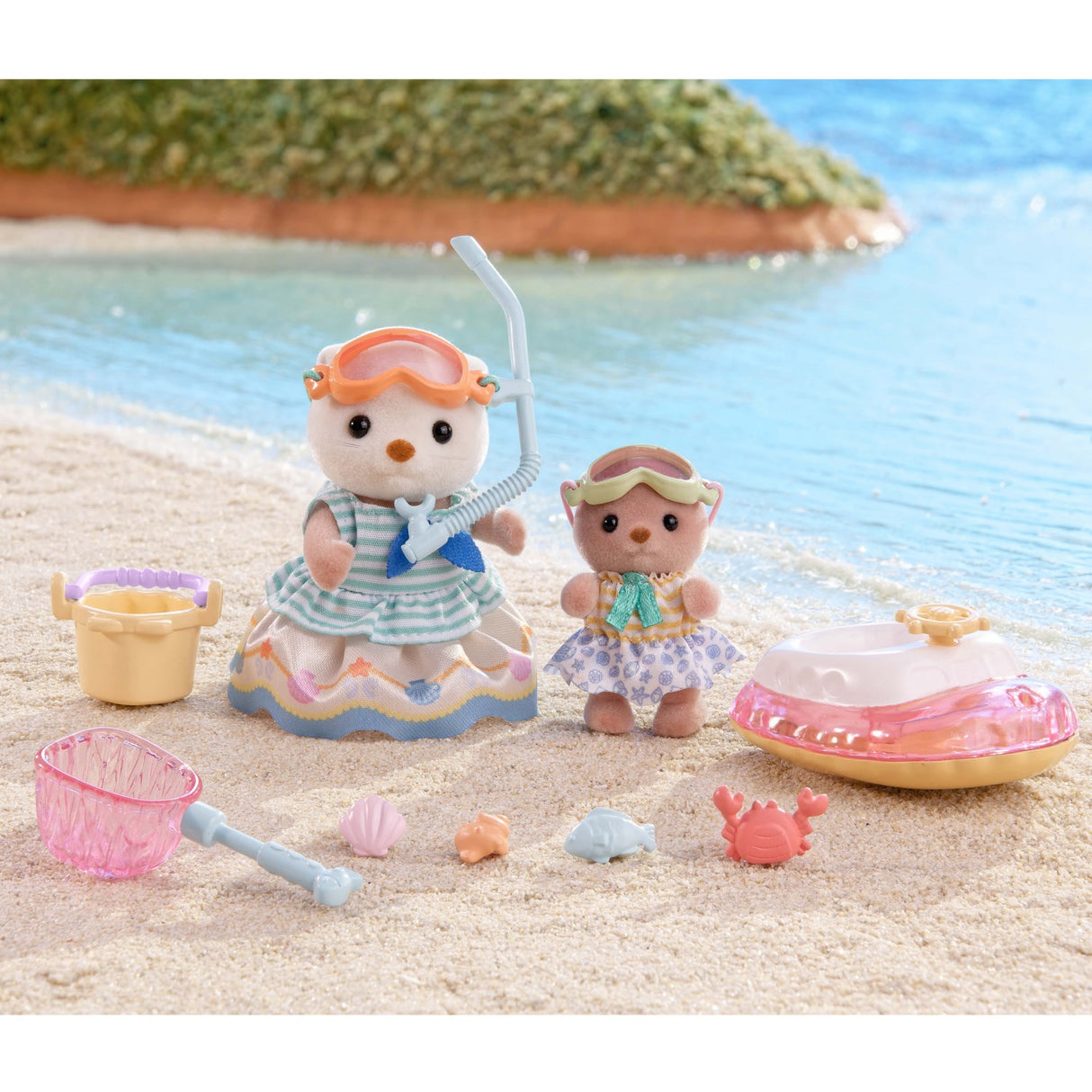 Sylvanian Families® Sea Otter Sisters - Splashy Snorkel Sæt