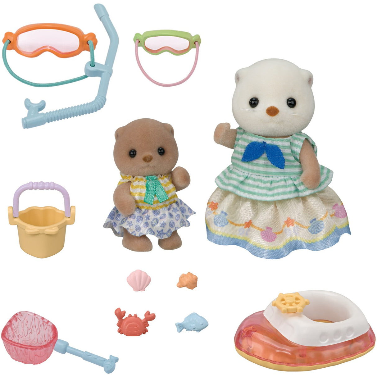 Sylvanian Families® Sea Otter Sisters - Splashy Snorkel Sæt