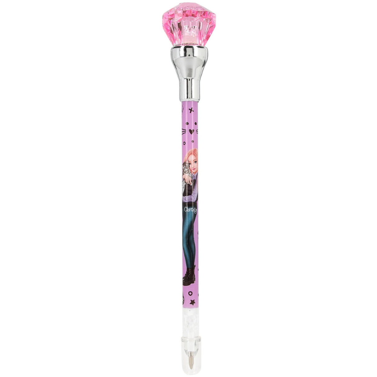 TOPModel Rebel Kitty Ballpen Med Lys Pink