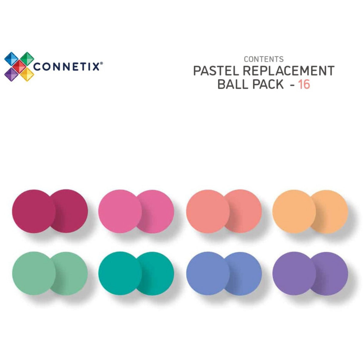 Connetix Pastel Bold Pak 16 Styks