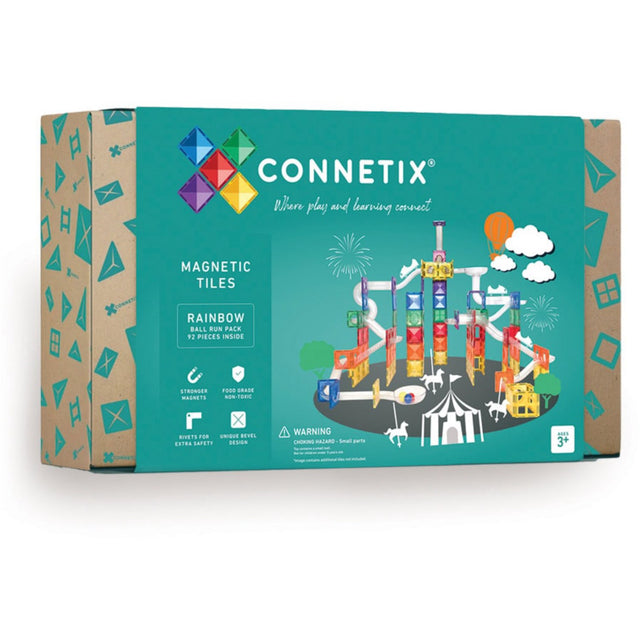 Connetix Rainbow Bold Run Pak 92 Styks