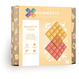 Connetix Pastel Lemon & Peach Base Plate 2 Styks