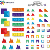 Connetix Rainbow Creative Pak 102 Styks