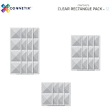 Connetix Clear Rectangle Pak 12 Styks