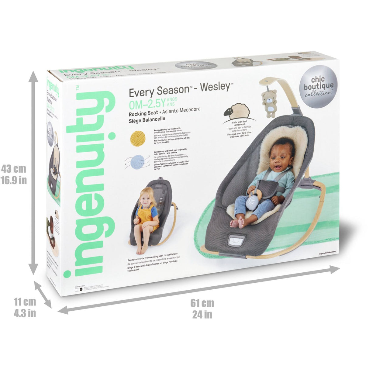 Ingenuity Every Season™ Skråstol - Wesley™