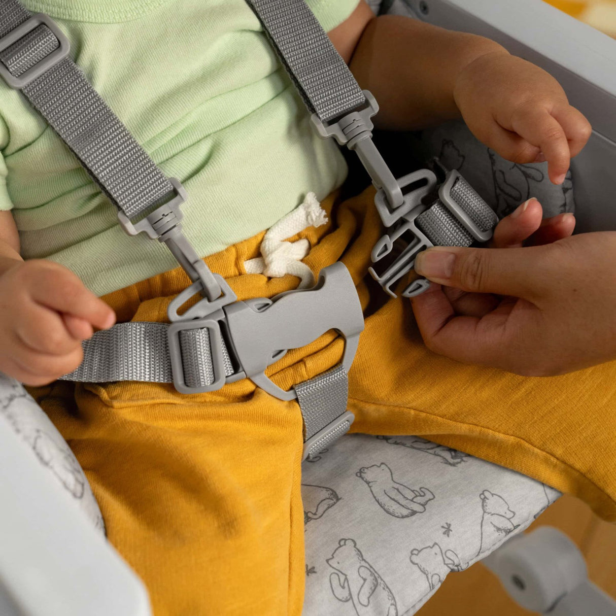 Bright Starts Winnie The Pooh Classic Pals™ Compact Folding Højstol