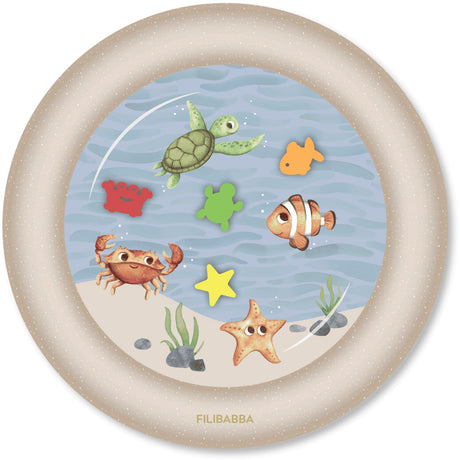 FILIBABBA Sea Friends Water Mat For Tummy Time