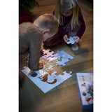 FILIBABBA Forest Friends Puslespil 30 Brikker 45x45 Cm Wonderful Winter