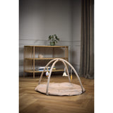 FILIBABBA Beige Fjord Aktivitetstæppe Inklusic 3 Sanselegetøj