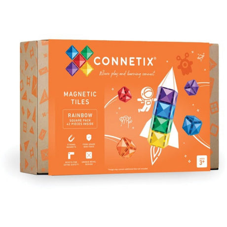 Connetix Rainbow Square Pak 42 Styks