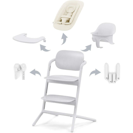 Cybex All White LEMO 4i1 Sæt