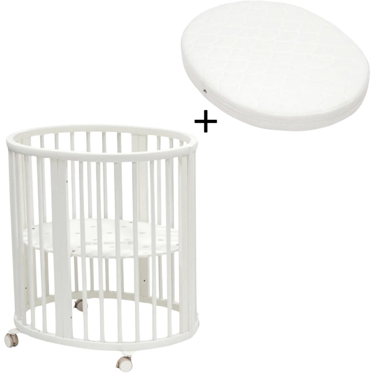 Stokke® Sleepi™ Mini Seng V3 White og Madras Bundle