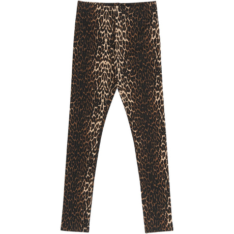 The New Oxford Tan AOP Ellen Rib Leggings