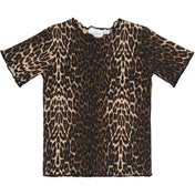 THE NEW Siblings Oxford Tan AOP Ellie Rib T-Shirt