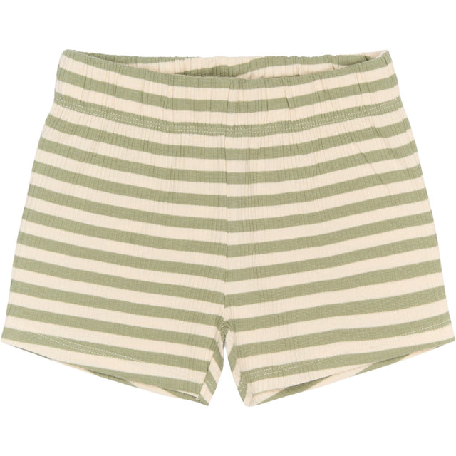 THE NEW Siblings Tea Striped Fro Uni Rib Shorts