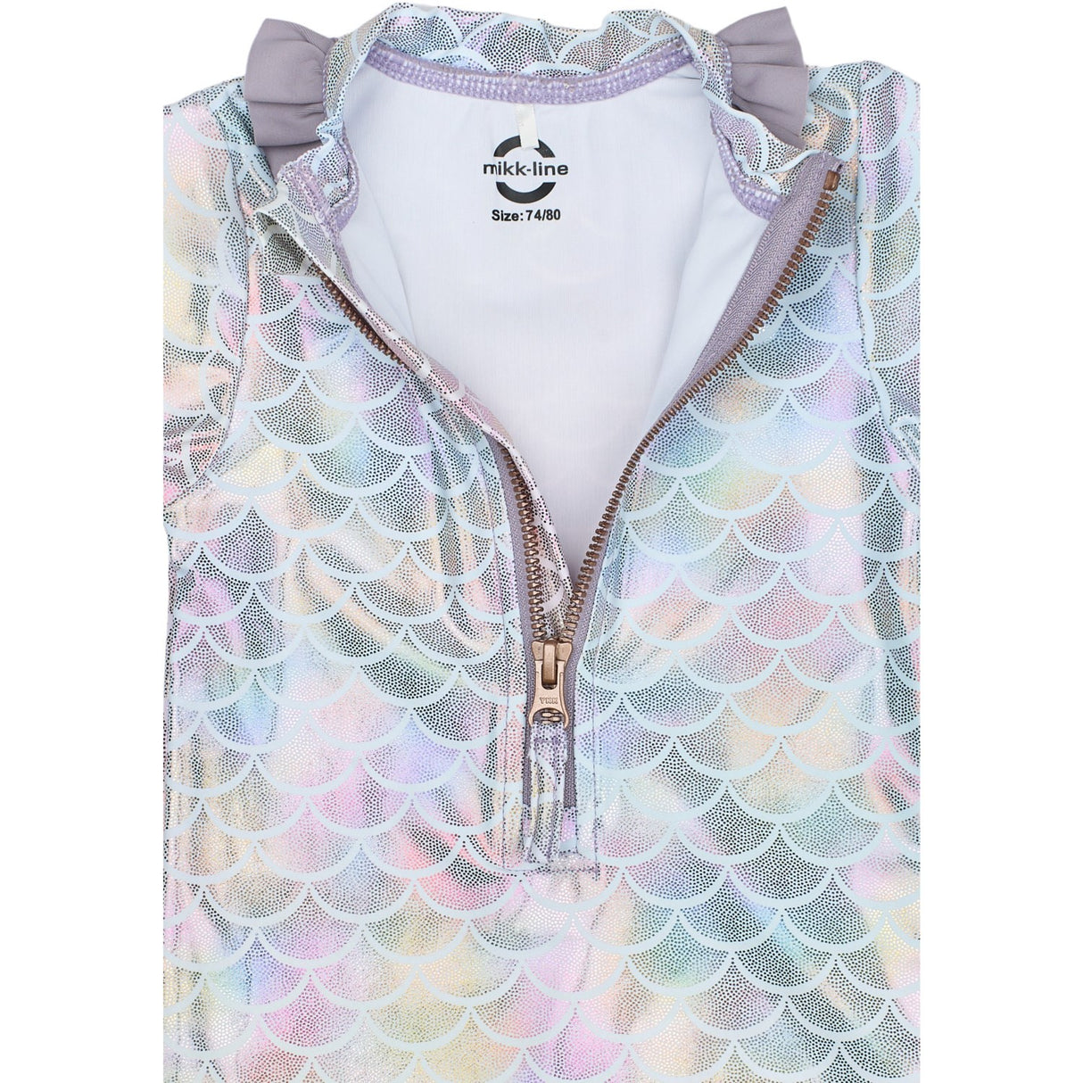 Mikk-Line Lavender Aura AOP UV Badedragt Flæse Recycled