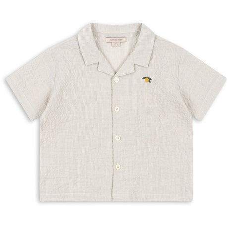 Konges Sløjd Quarry Stripe Elliot Ss Skjorte GOTS