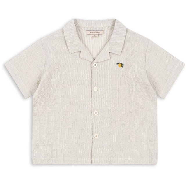 Konges Sløjd Quarry Stripe Elliot Ss Skjorte GOTS