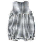 Konges Sløjd Captains Blue Check Kim Romper GOTS