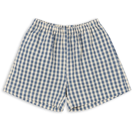 Konges Sløjd Captains Blue Check Kim Shorts GOTS