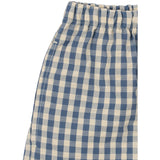 Konges Sløjd Captains Blue Check Kim Shorts GOTS