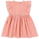 Konges Sløjd Flamingo Plume Check Kim Flæse Kjole GOTS