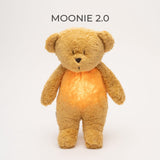 Moonie Honey 2.0 Organic Humming Bjørn Med White Noise og en Lampe