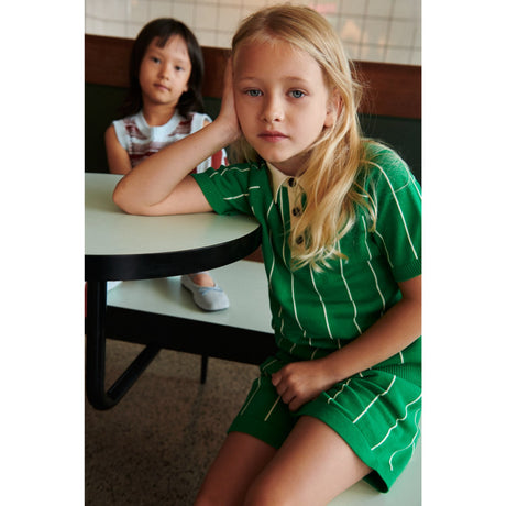 FUB basil/ecru Striped Shorts