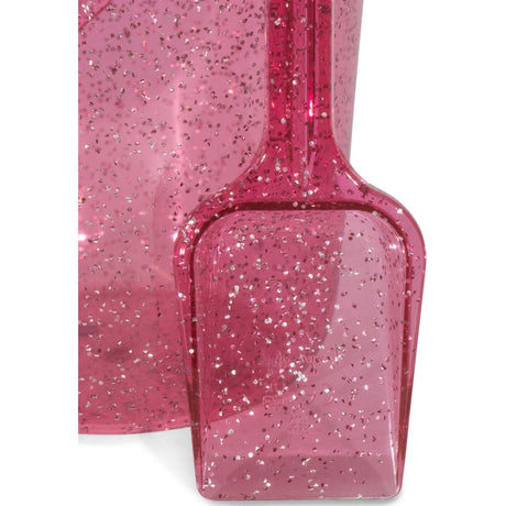 Konges Sløjd Sparkling Pink Strand Spand og Skovl Glitter