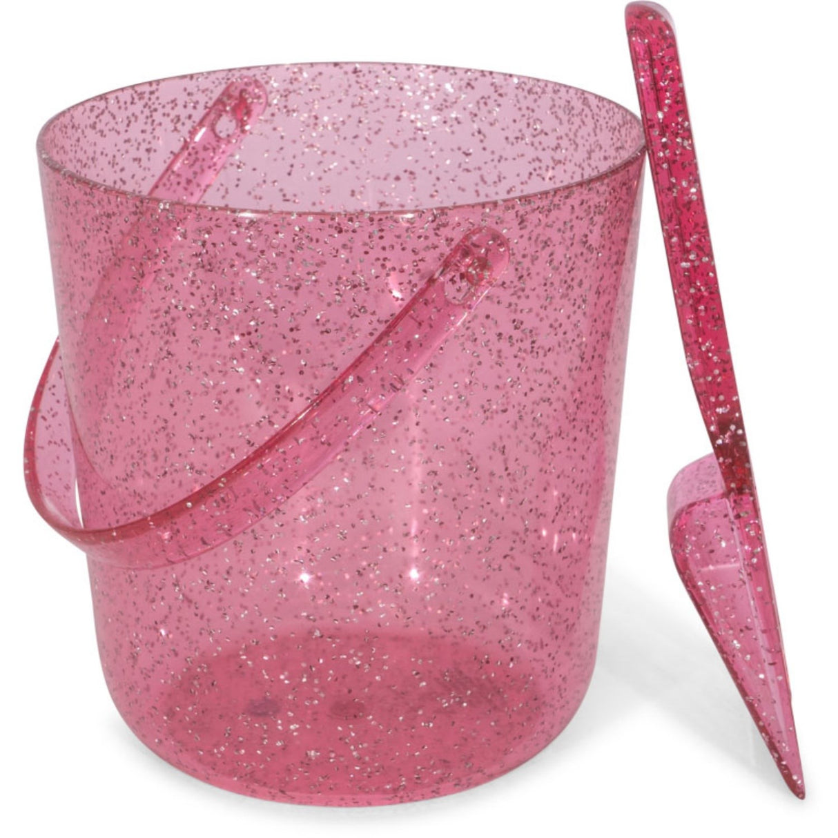 Konges Sløjd Sparkling Pink Strand Spand og Skovl Glitter