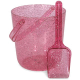Konges Sløjd Sparkling Pink Strand Spand og Skovl Glitter