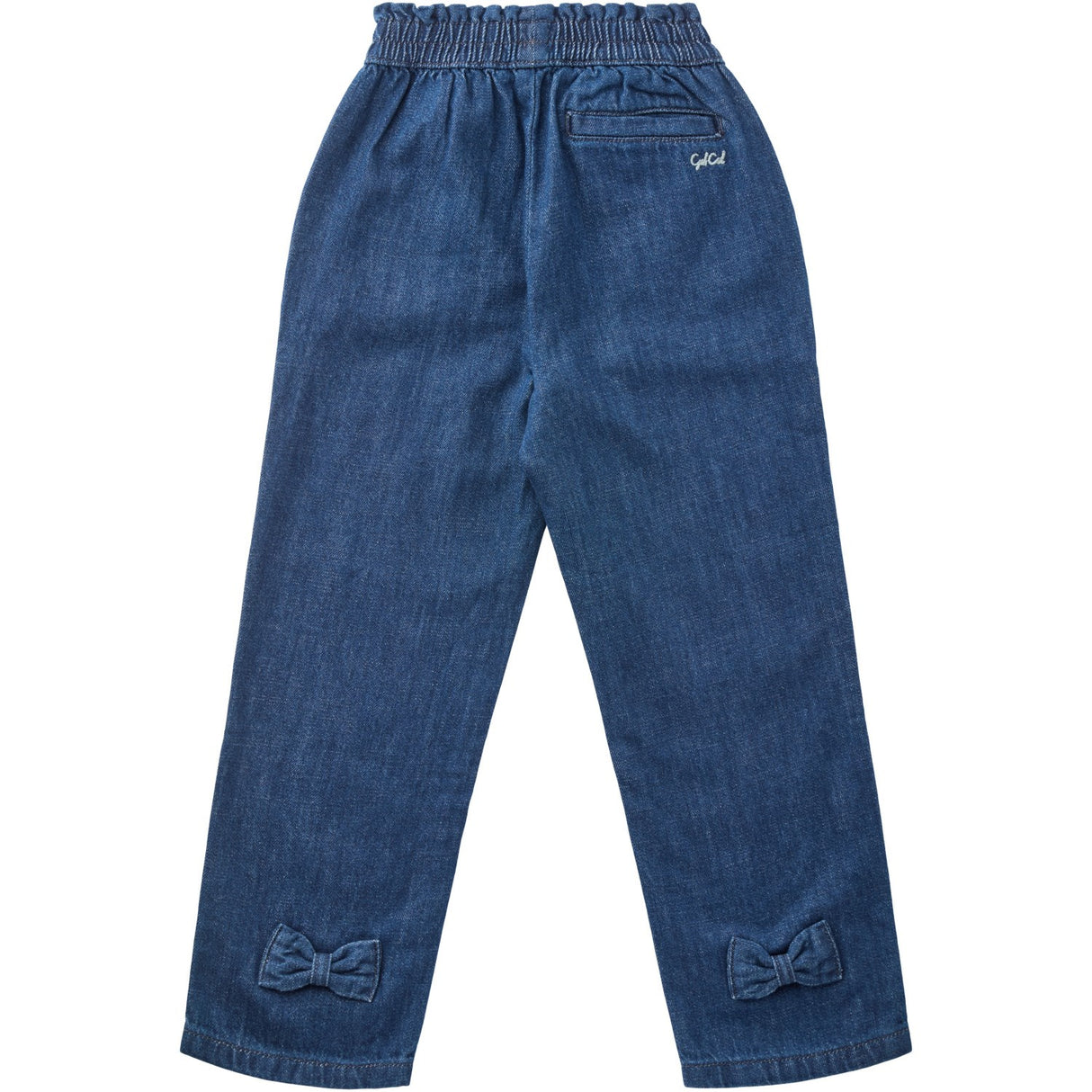 Copenhagen Colors Dark Indigo Blue Washed Organic Chinos M. Sløjfe Regular Fit