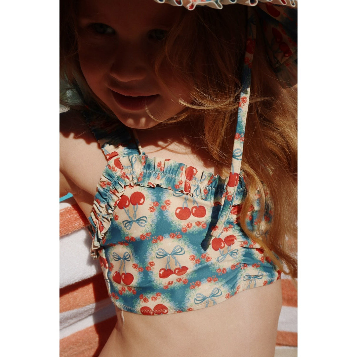 Konges Sløjd Cherry Sløjfe Blue Maya Bikini Grs