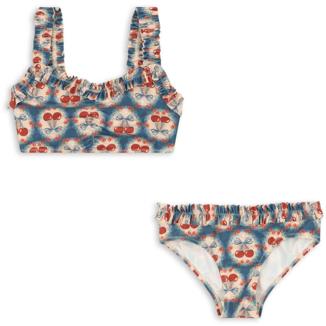Konges Sløjd Cherry Sløjfe Blue Maya Bikini Grs