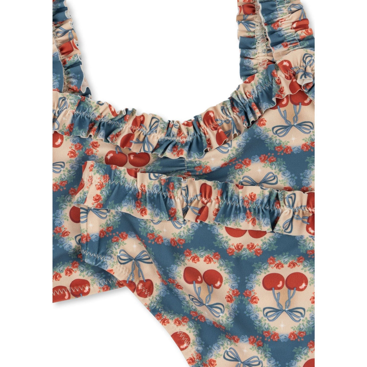 Konges Sløjd Cherry Sløjfe Blue Maya Bikini Grs