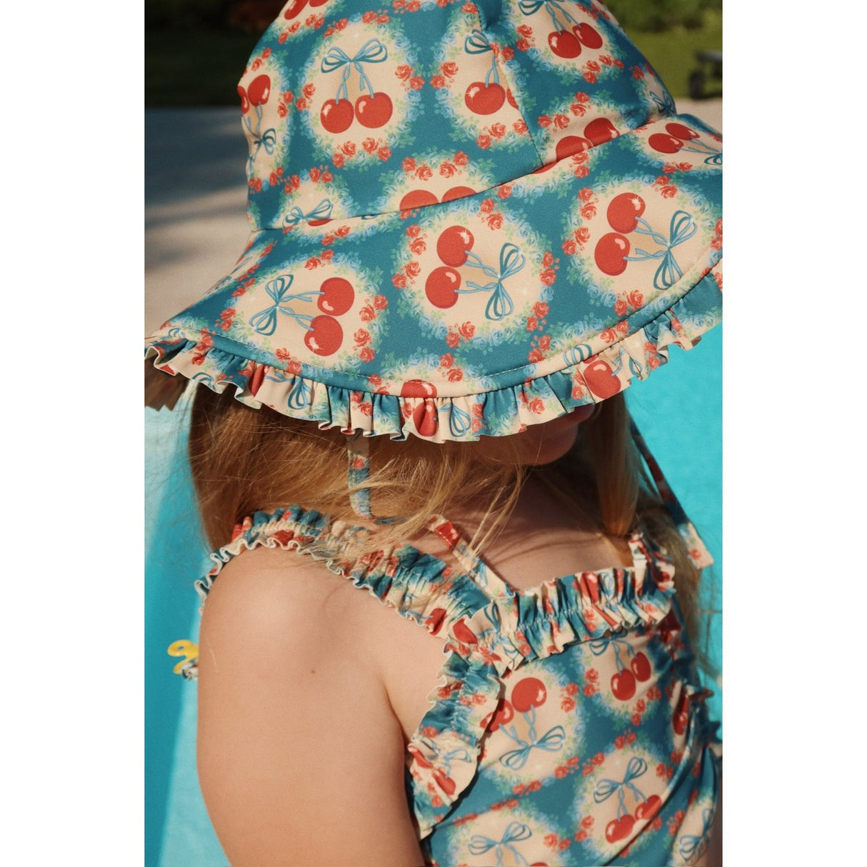 Konges Sløjd Cherry Sløjfe Blue Maya Badesolhat Grs