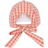 Konges Sløjd Flamingo Plume Check Kim Sløjfe Kasket GOTS