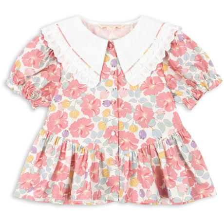 Konges Sløjd Fleur Anglaise Coeur Krave Skjorte GOTS