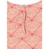 Konges Sløjd Lacy Pink Ava Ss Bluse GOTS