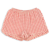 Konges Sløjd Flamingo Plume Check Kim Flæse Shorts GOTS