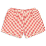 Konges Sløjd Flamingo Plume Check Kim Flæse Shorts GOTS