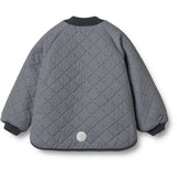 Wheat Ink Stripe Vendbar Thermo Jakke Lake