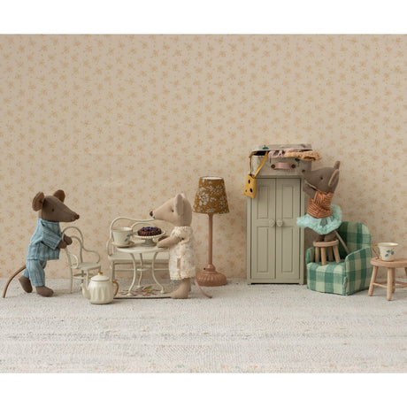 Maileg Café Sæt, Mus, Small - Off White