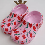Crocs Pink Milk Classic Fresh Fruits Clog