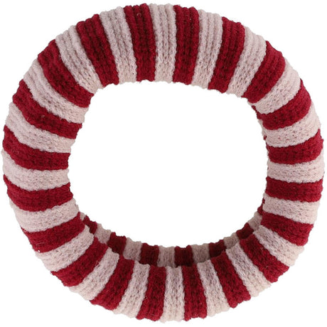 Bow's by Stær Ea Hårelastik - Bordeaux/Lyserød Stribet 6-Pak