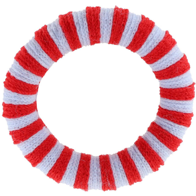 Bow's by Stær Ea Hårelastik - Rød/Lyseblå Stribet 6-Pak