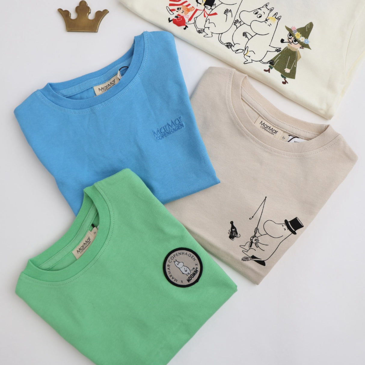 MarMar Cotton Jersey Moomin Patch Tad T-shirt