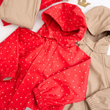 MarMar Rainwear Red Dew Dot Oddy Sæt Outerwear