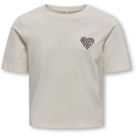 kids ONLY Pumice Stone Leo Heart Rex Leo Heart T-Shirt Noos