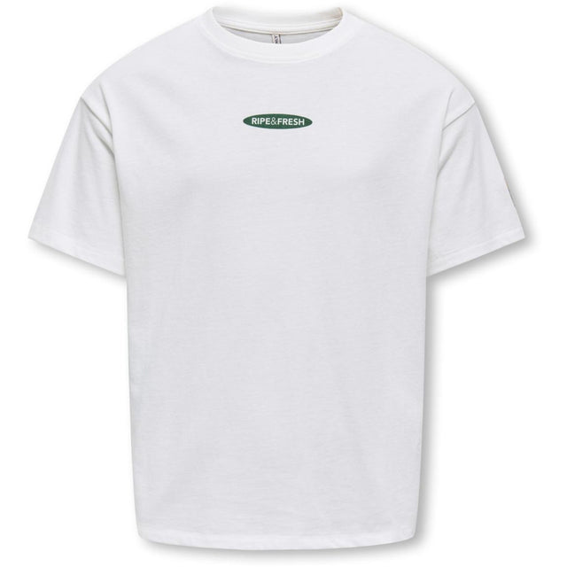 kids ONLY Cloud Dancer Guava Phoebe Life Loose Fresh T-Shirt